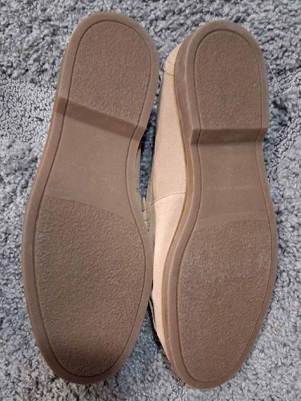 Banana Republic Suede Penny Loafers in Beige-Tan